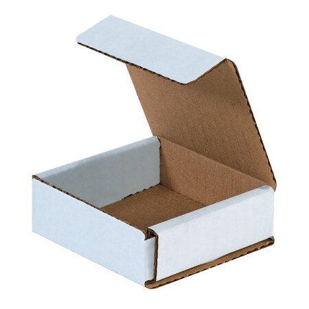 Bsc Preferred 3 x 3 x 1'' White Corrugated Mailers, 50PK BUY00023782